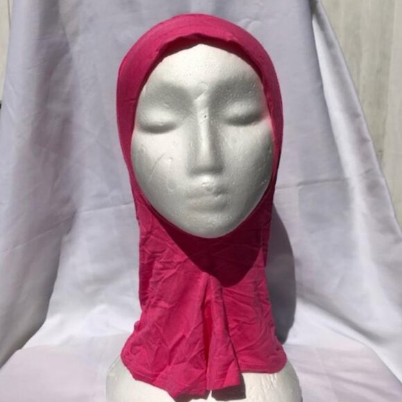 Sporty Adult Ninja Hijab Cap Dark Pink - Picture 2 of 2